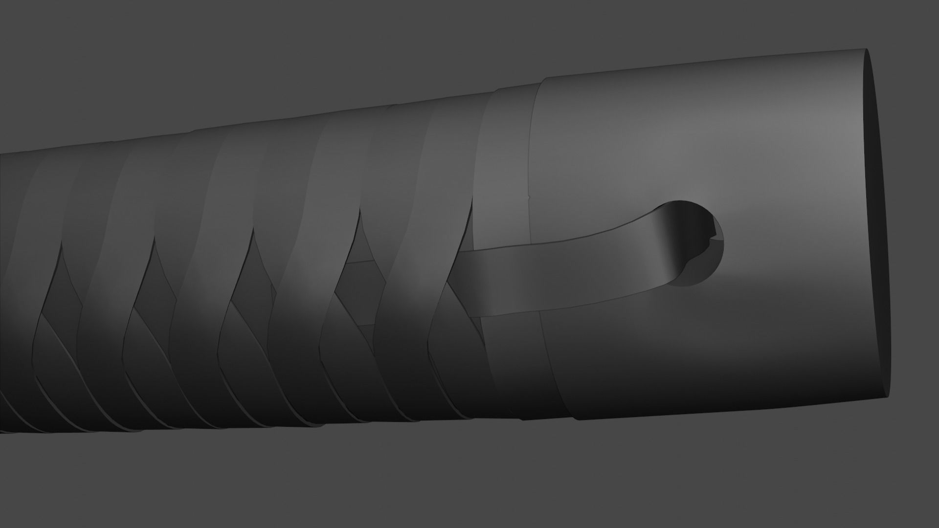 Katana swords flying in air - animation Low-poly 3D model_12