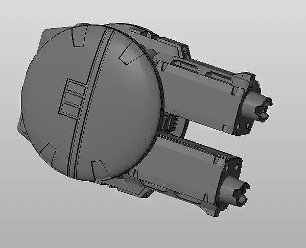 CHIBI-TECH SD - ANNIHILATOR-IV DUO GUNPOD 3D print model