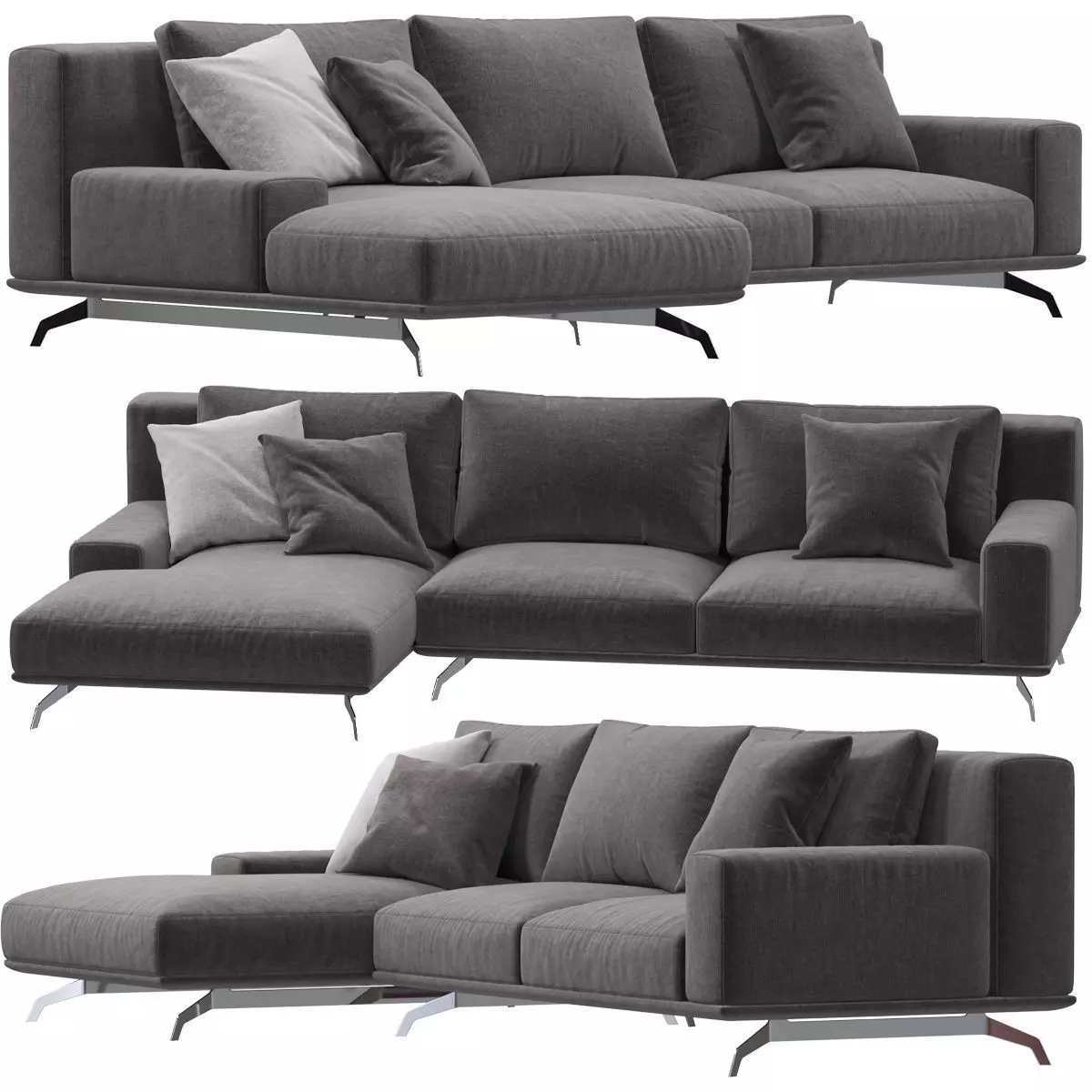 Ditreitalia Dalton sofa 3D model_0