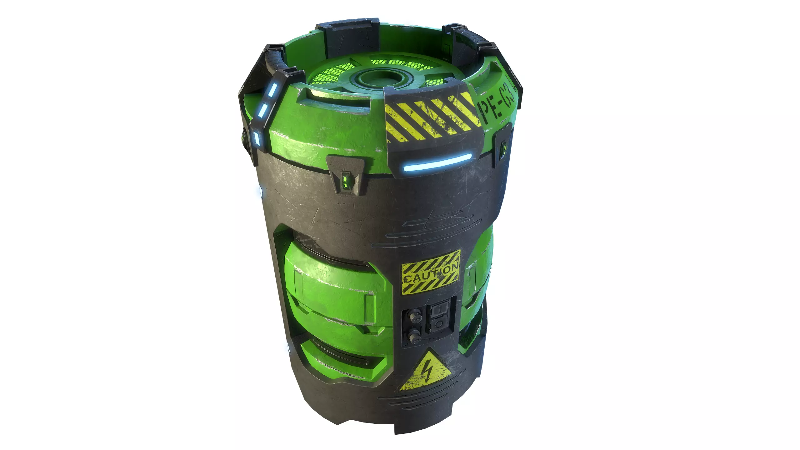 Energy Cell Free low-poly 3D model