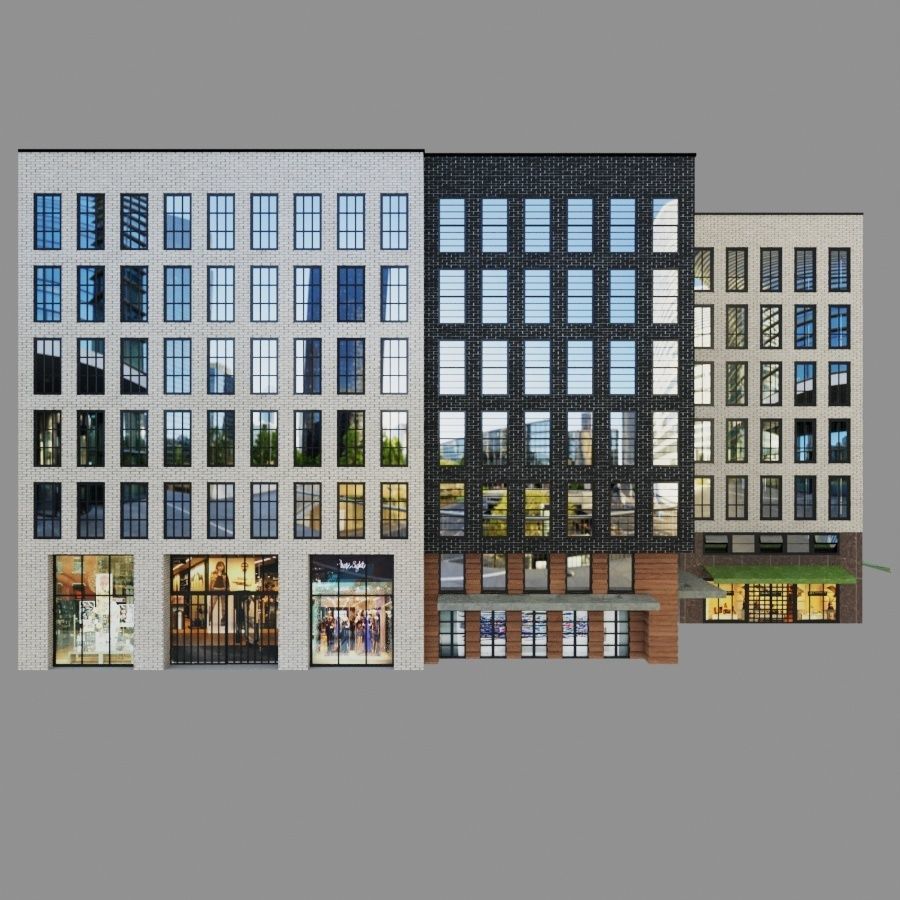 Brigade building 01 3D model_1