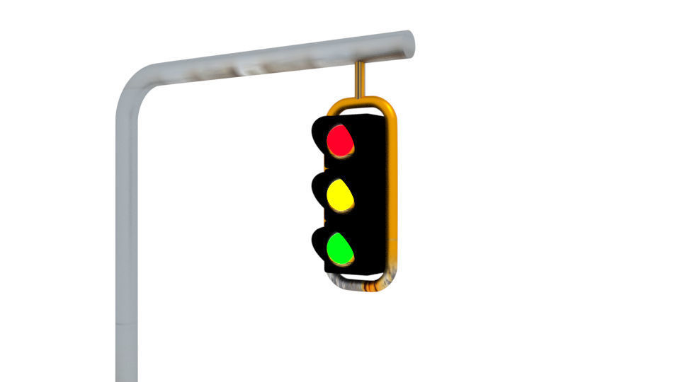 D A TRAFFIC LIGHT 001 3D model_5