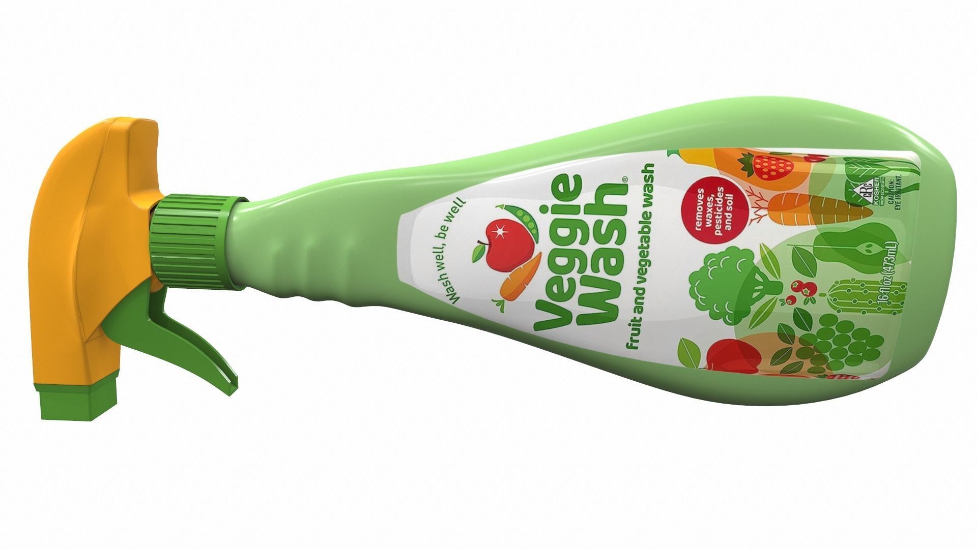 Cleaner spray veggie 3D model_7