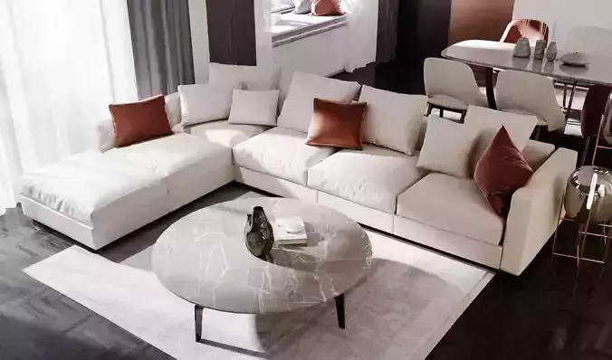 Corona Scene Apartment Living Area