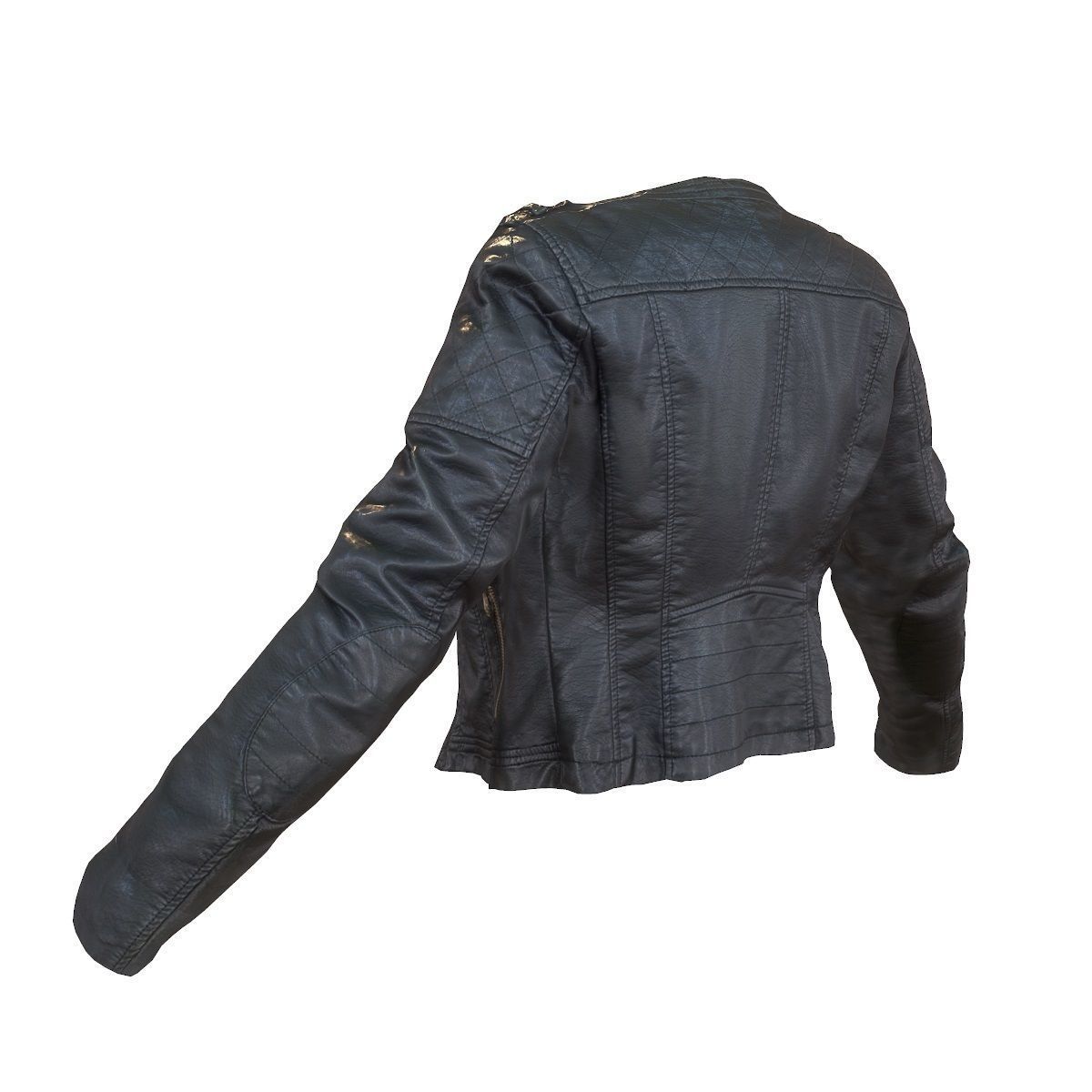 Leather jacket 3 Low-poly 3D model_4