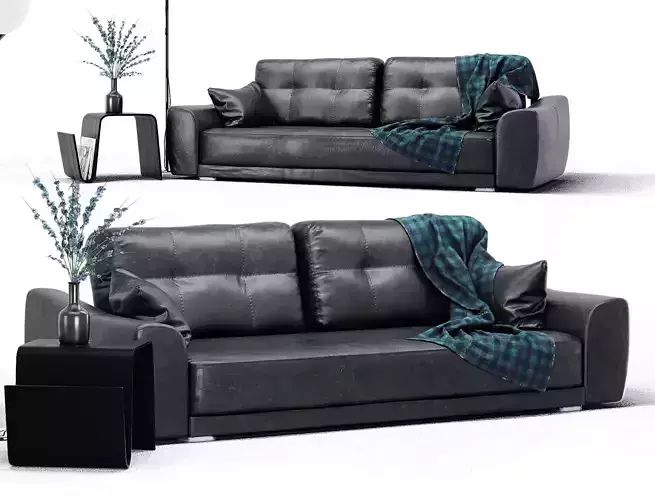Leather Sofa Set