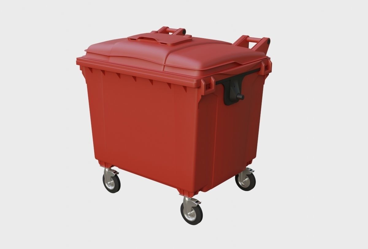 Plastic dumpster waste 3D CGTrader