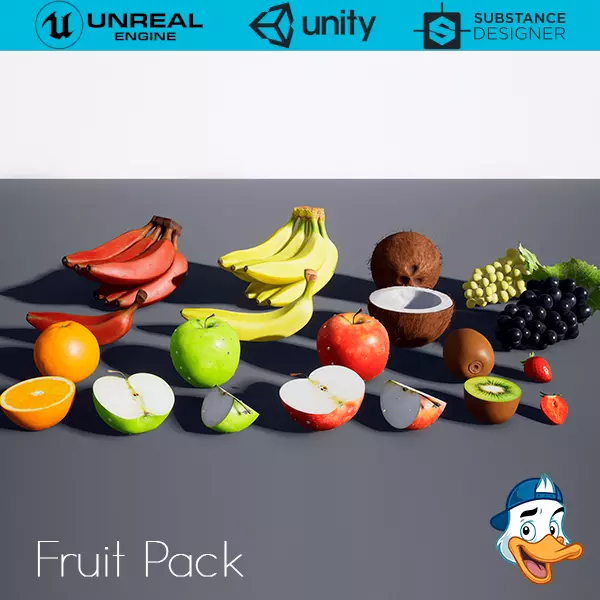 Fruit Pack 3D model