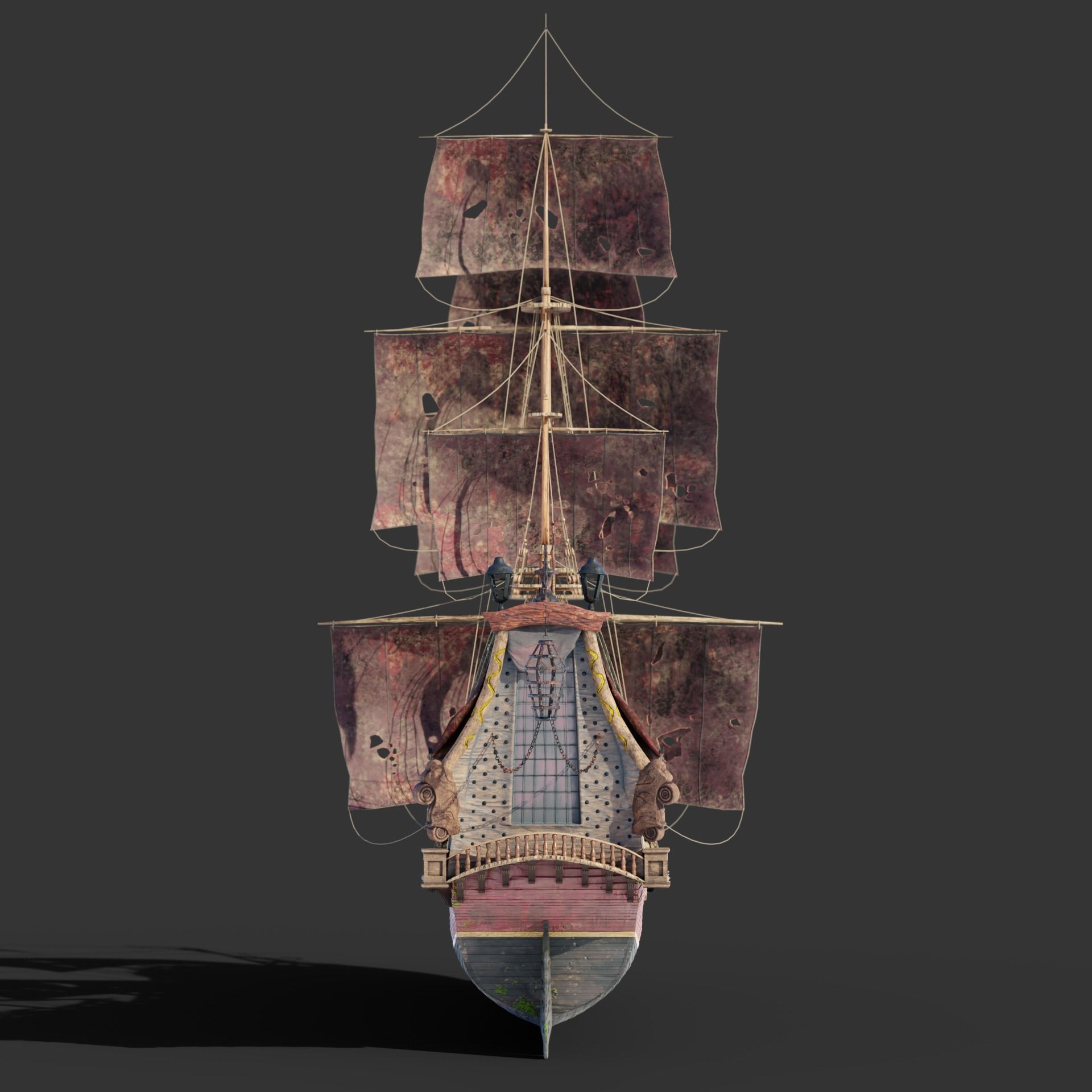 Queen Annes Revenge 3D model_6