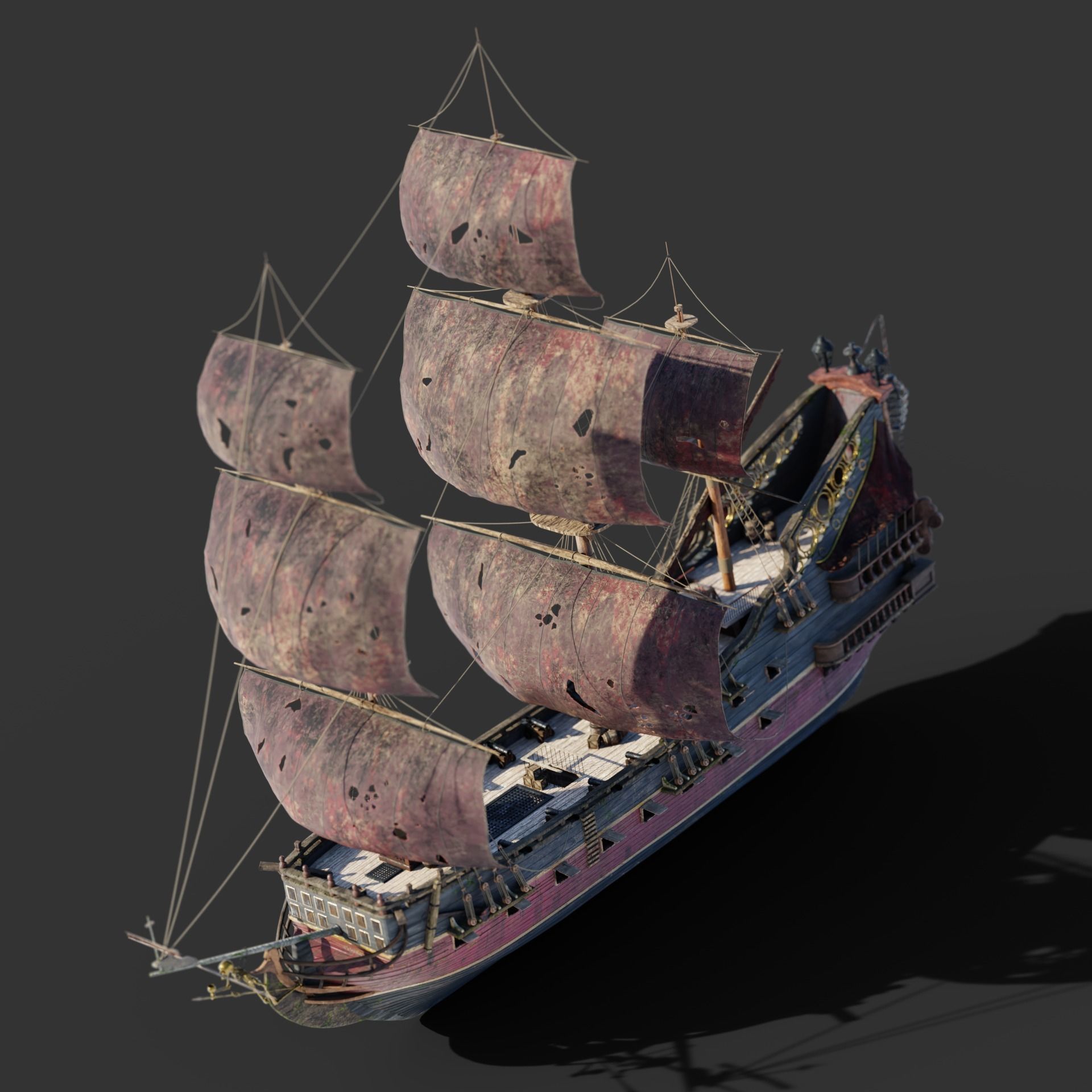 Queen Annes Revenge 3D model_9