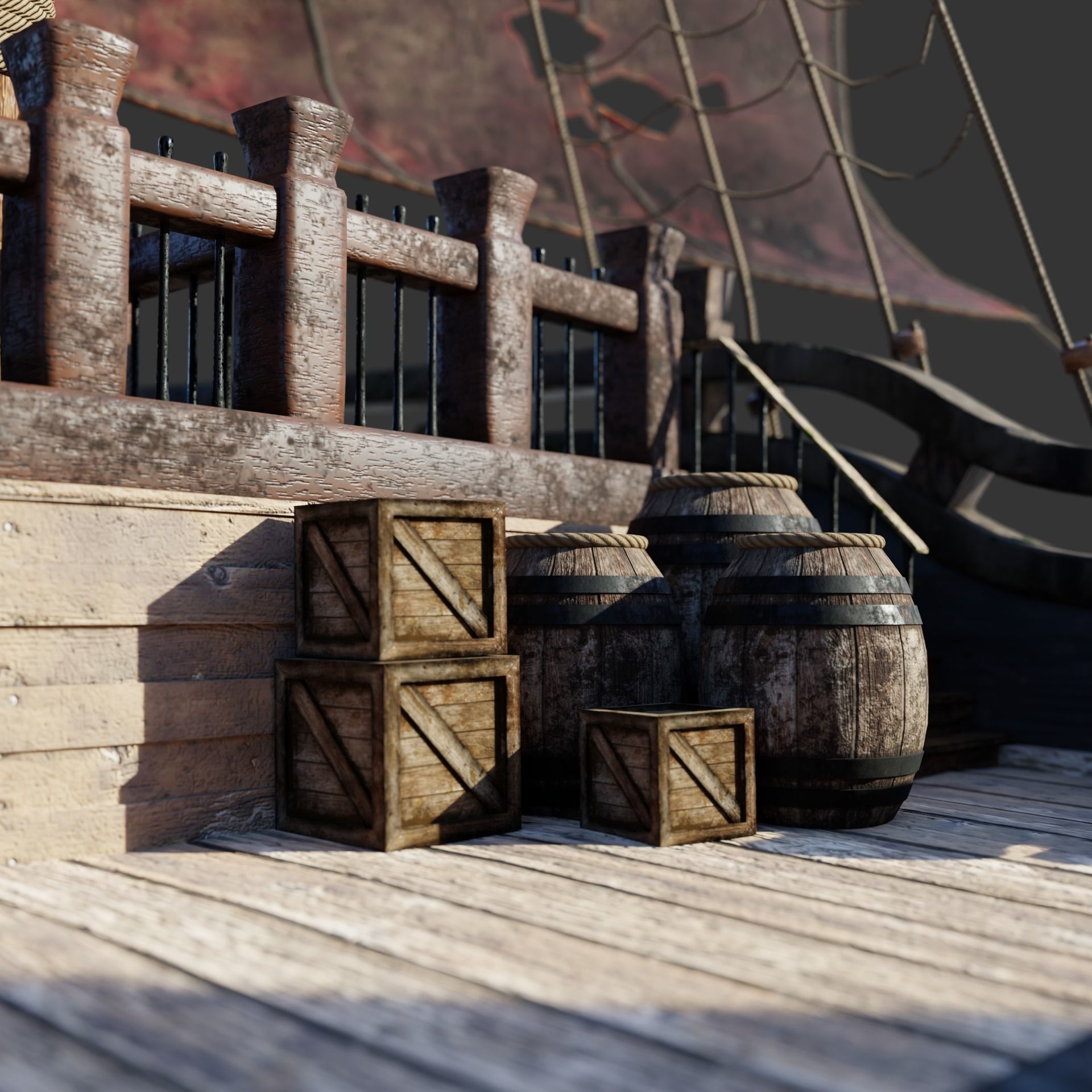 Queen Annes Revenge 3D model_13