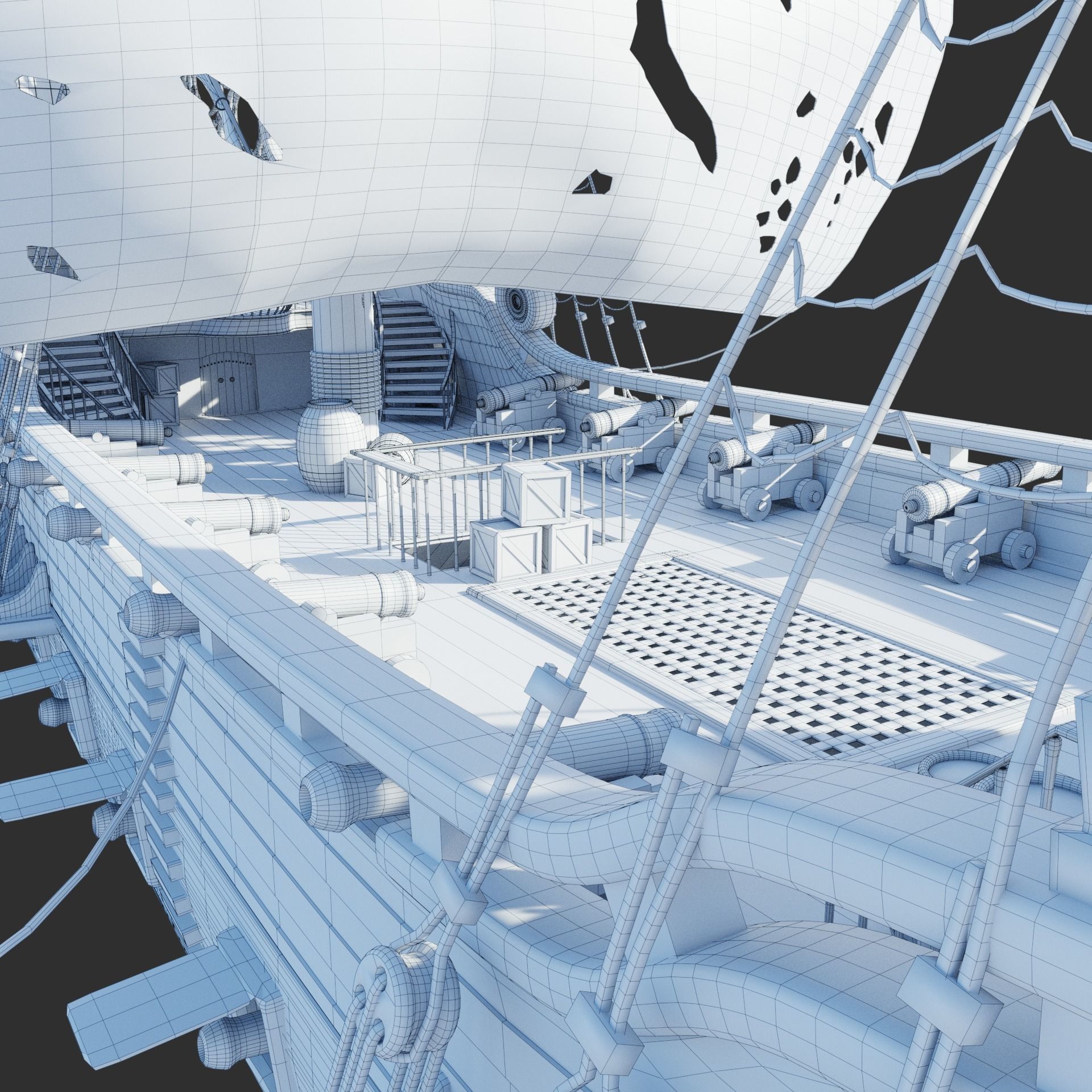 Queen Annes Revenge 3D model_19