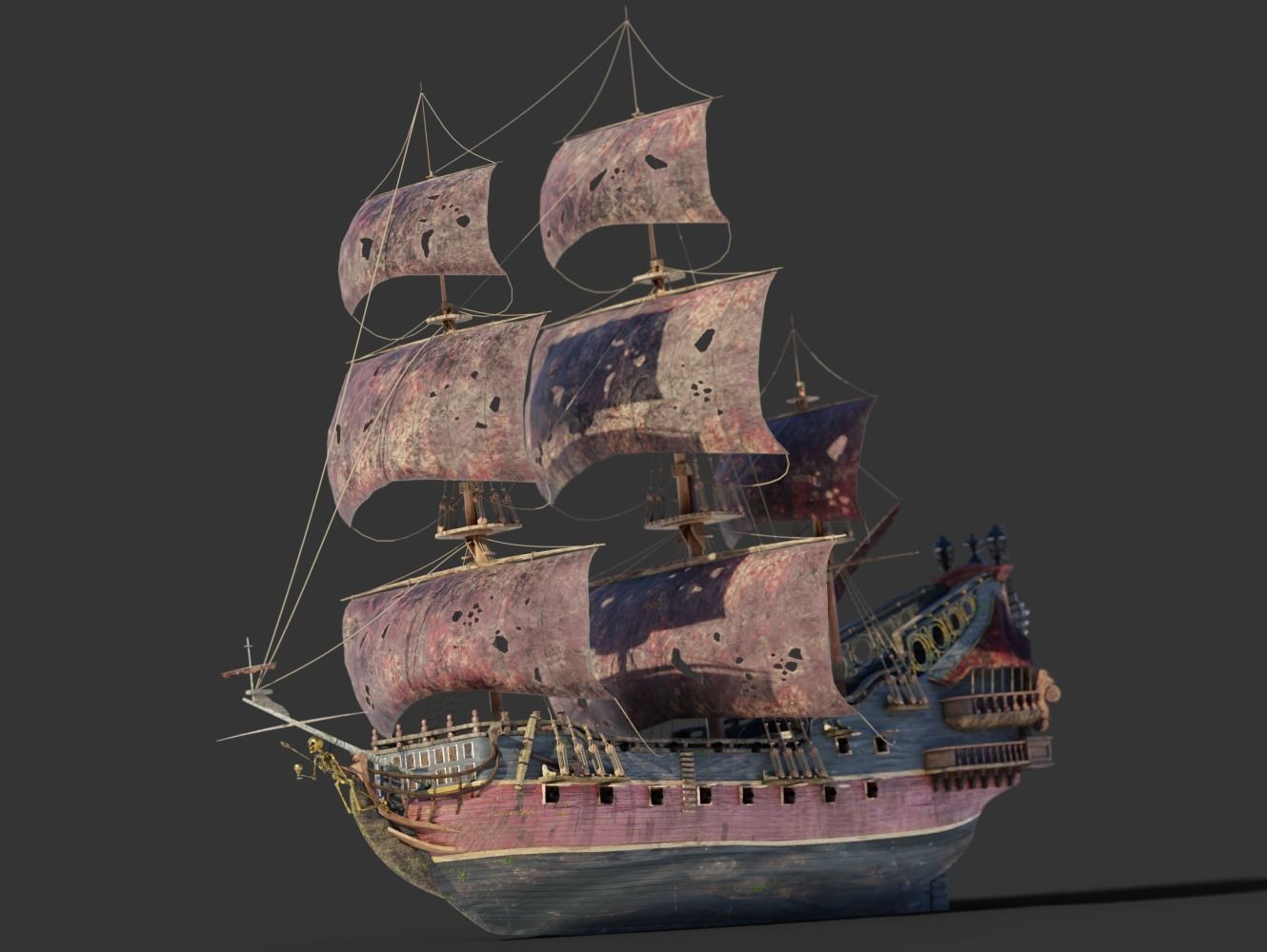 Queen Annes Revenge 3D model | CGTrader