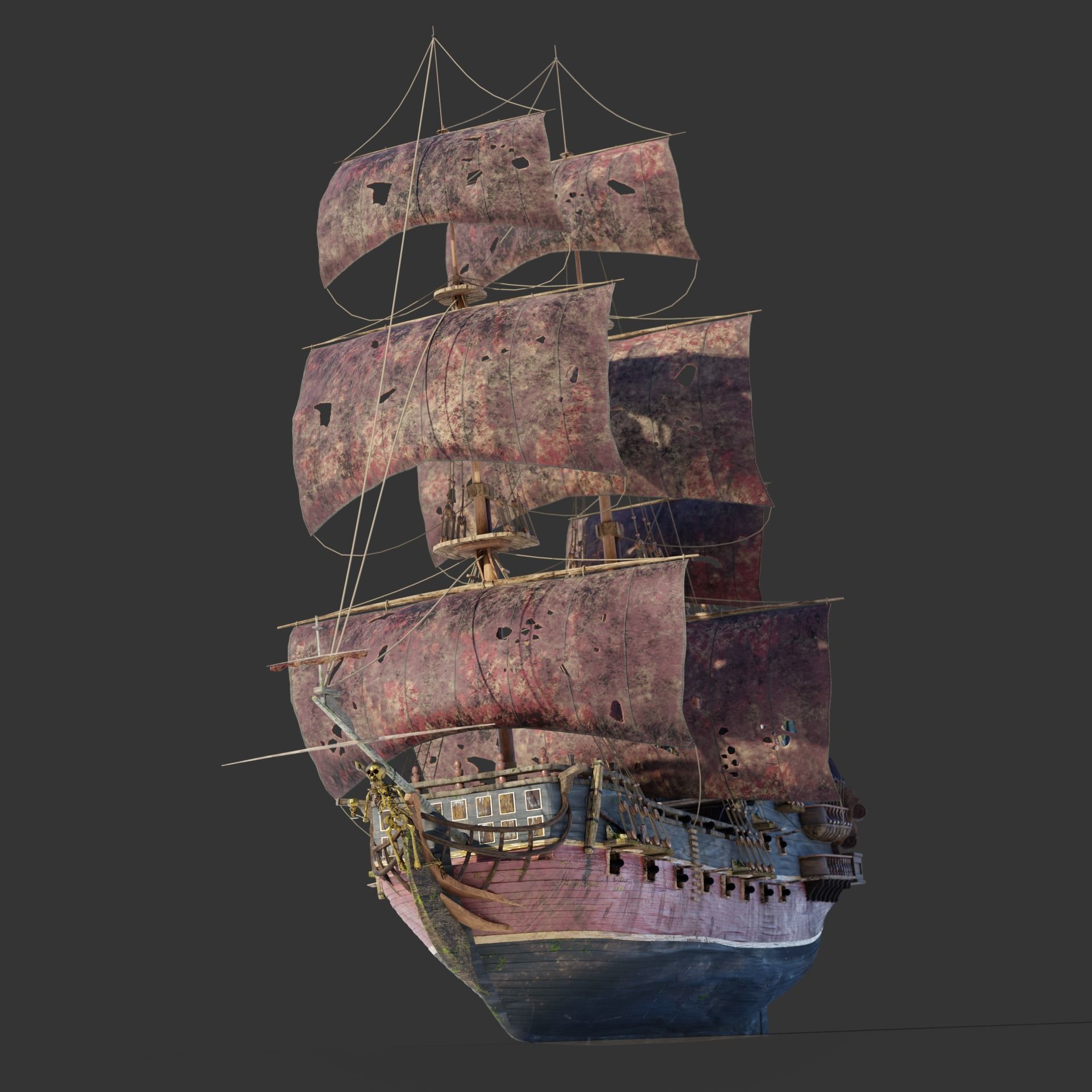 Queen Annes Revenge 3D model_8