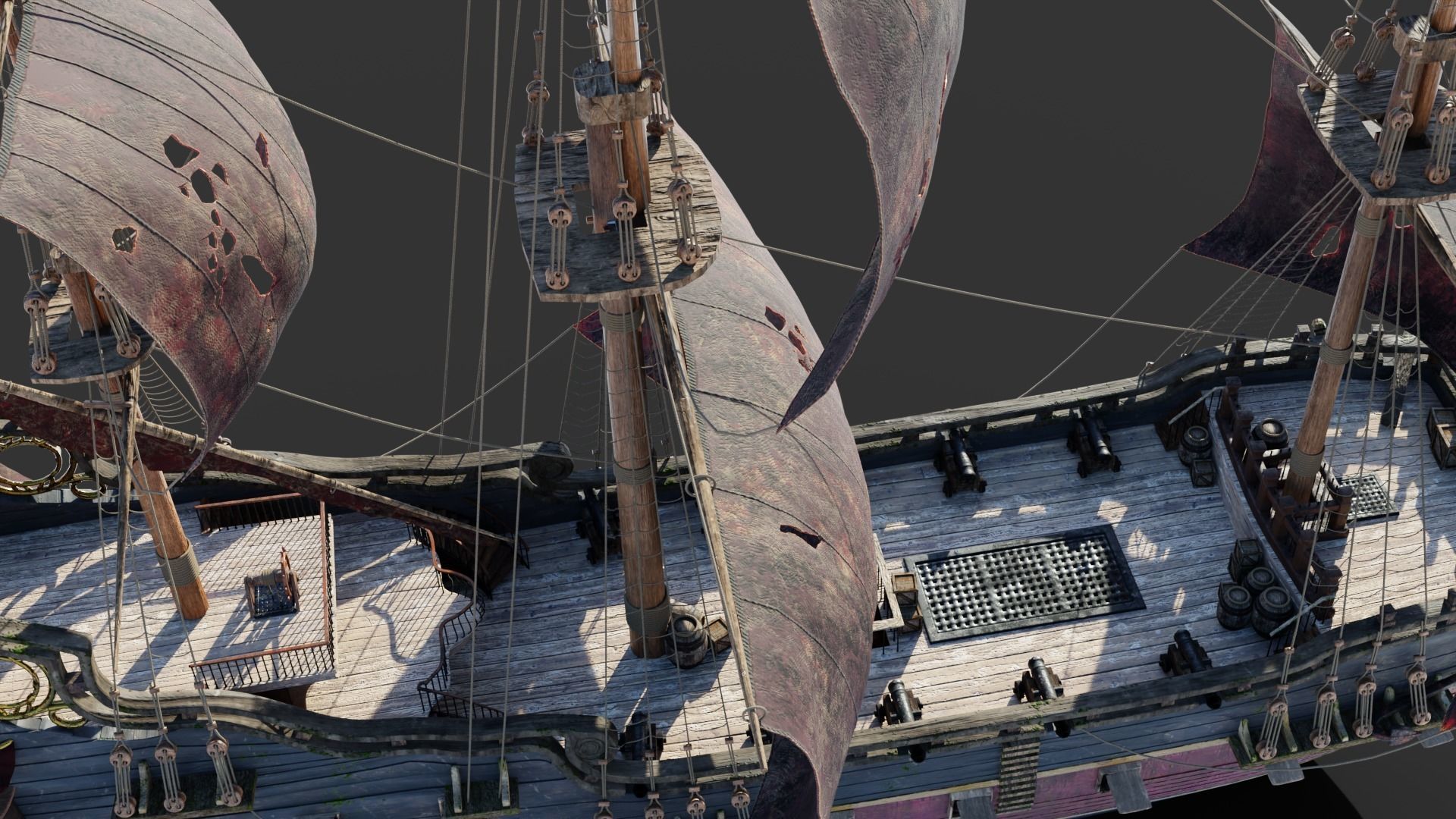 Queen Annes Revenge 3D model_12