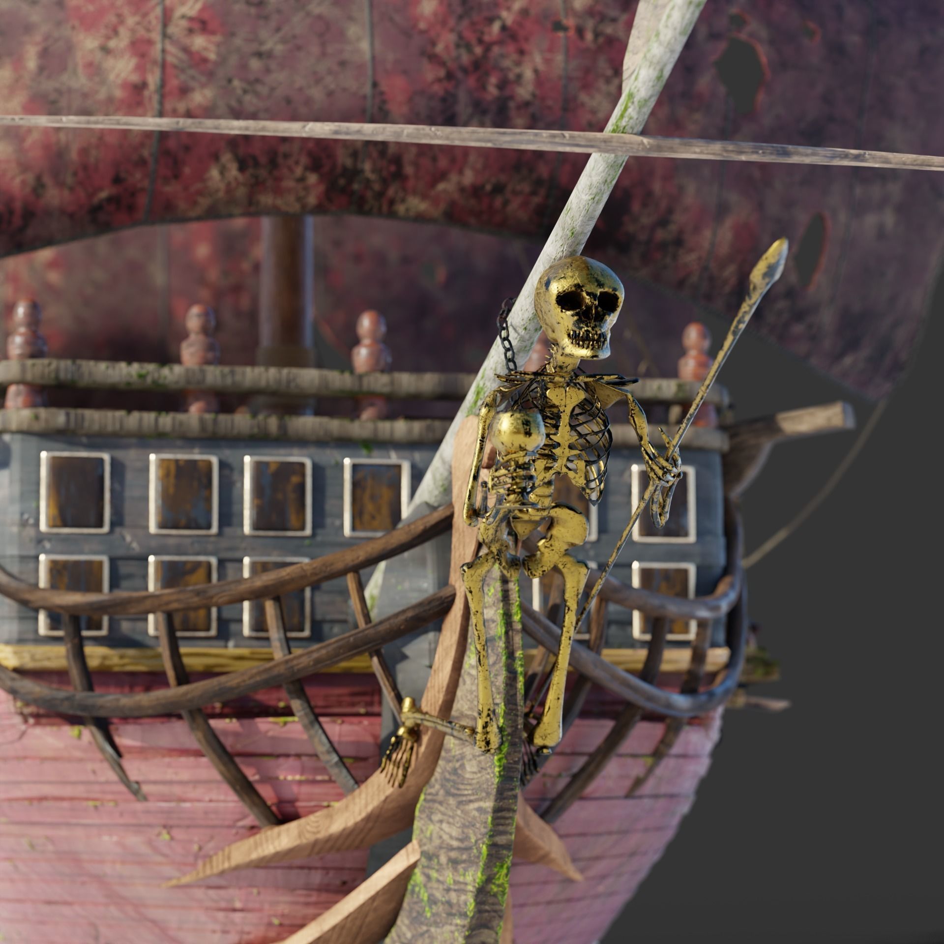 Queen Annes Revenge 3D model_14