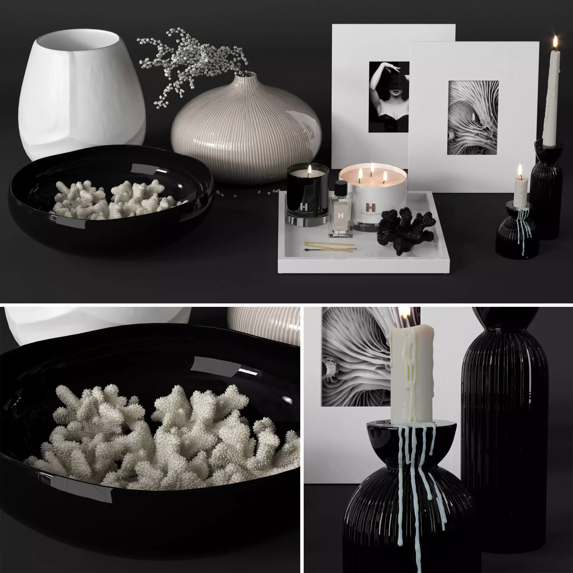 Decoration set by Kelly Hoppen  3D model_0