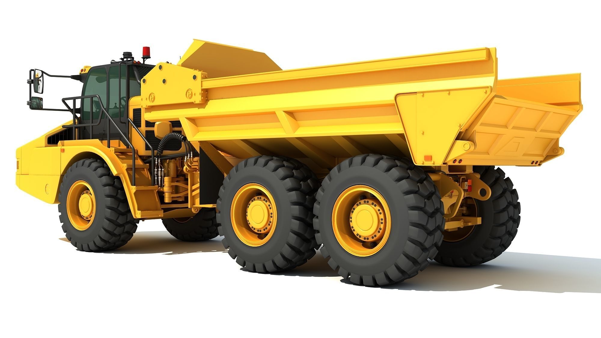 Articulated Truck 3D model_3