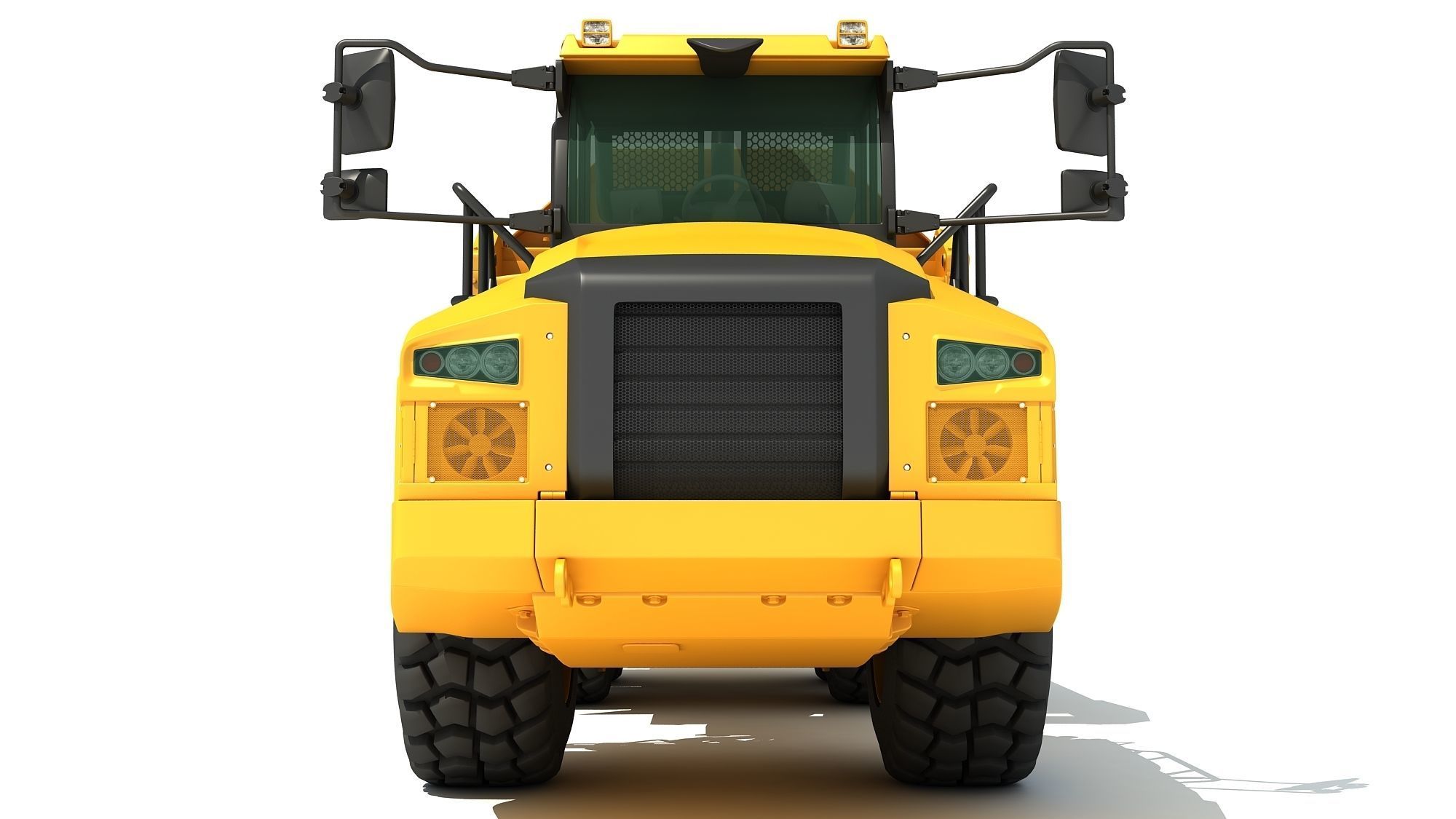 Articulated Truck 3D model_9