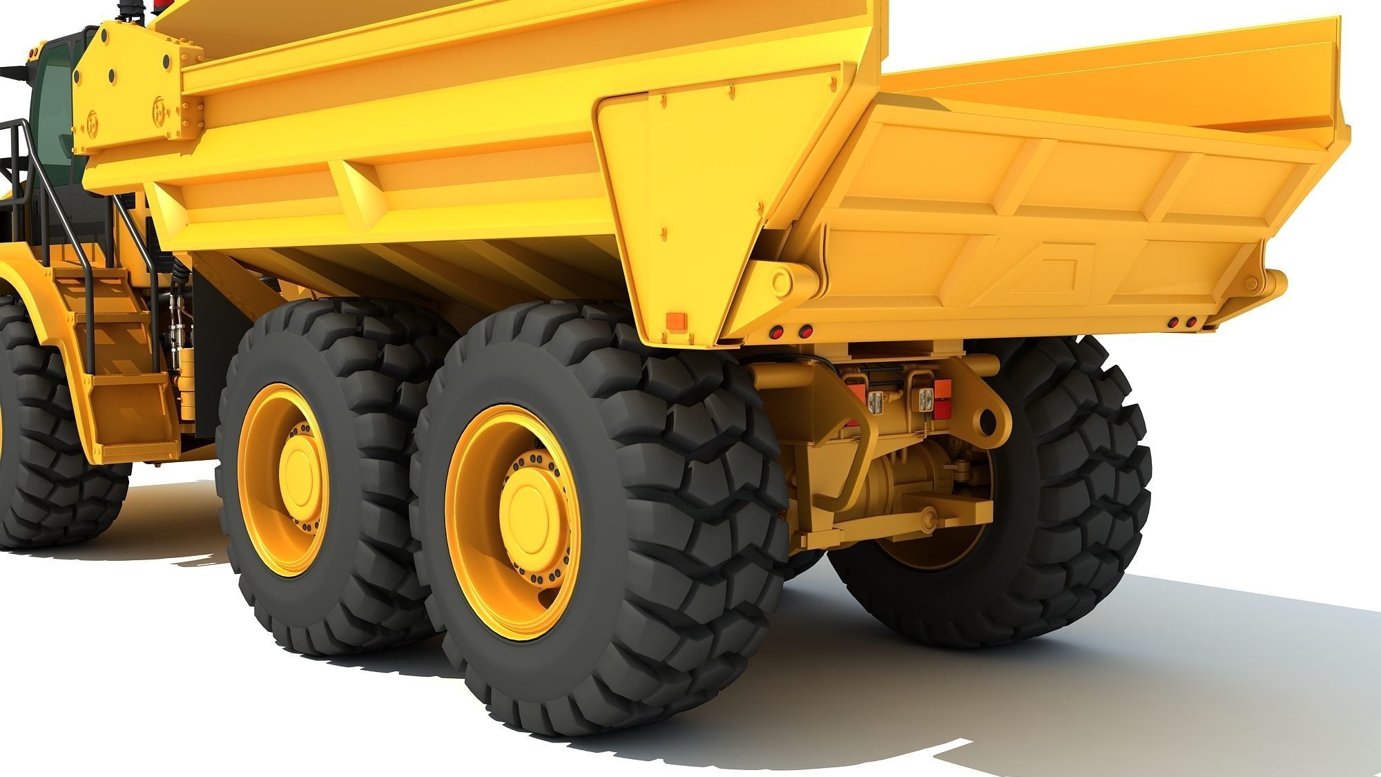 Articulated Truck 3D model_13
