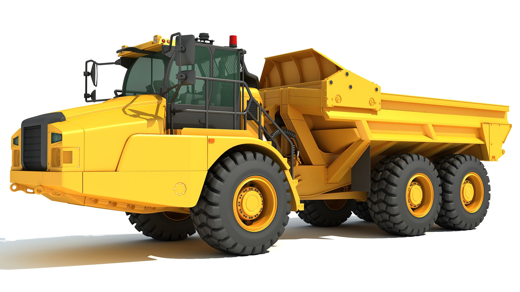 Articulated Truck 3D model_8