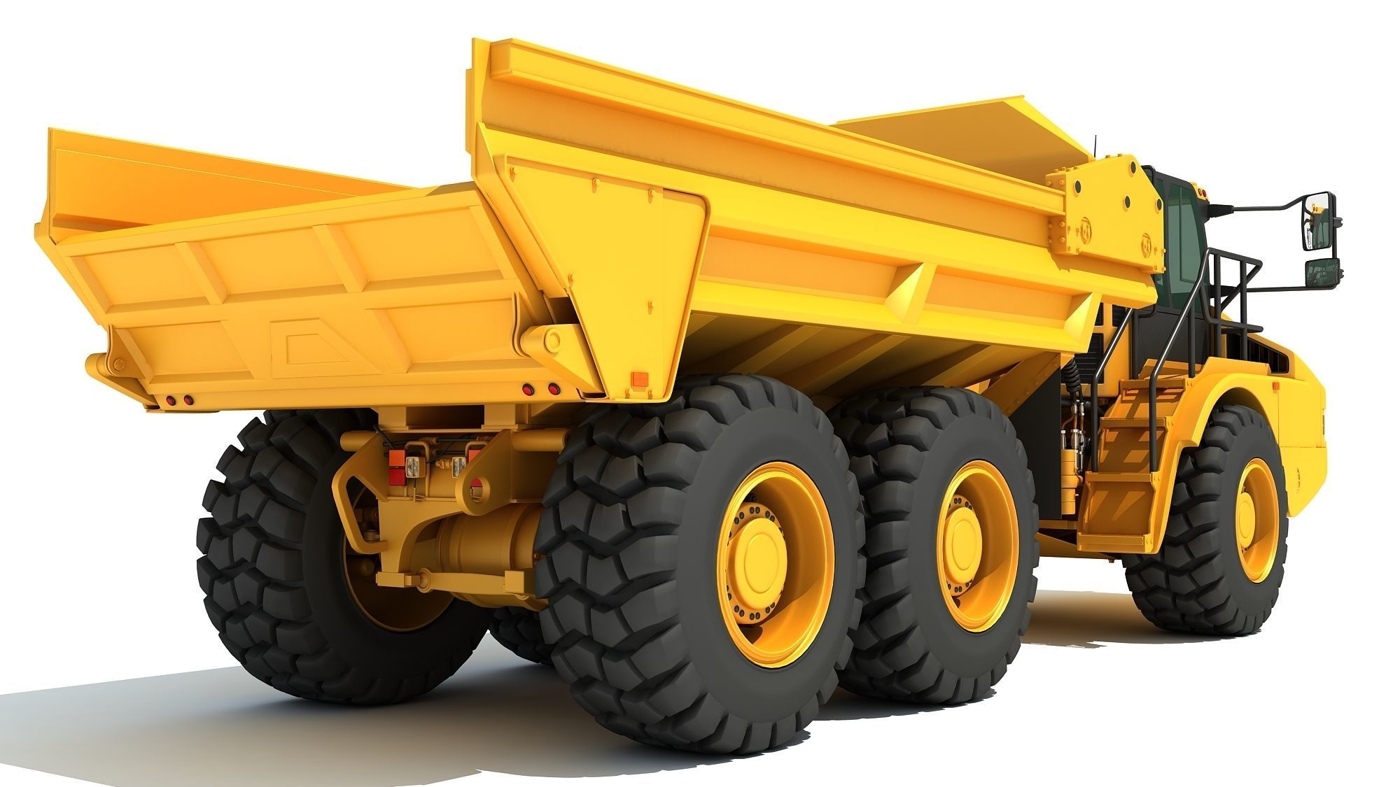 Articulated Truck 3D model_6