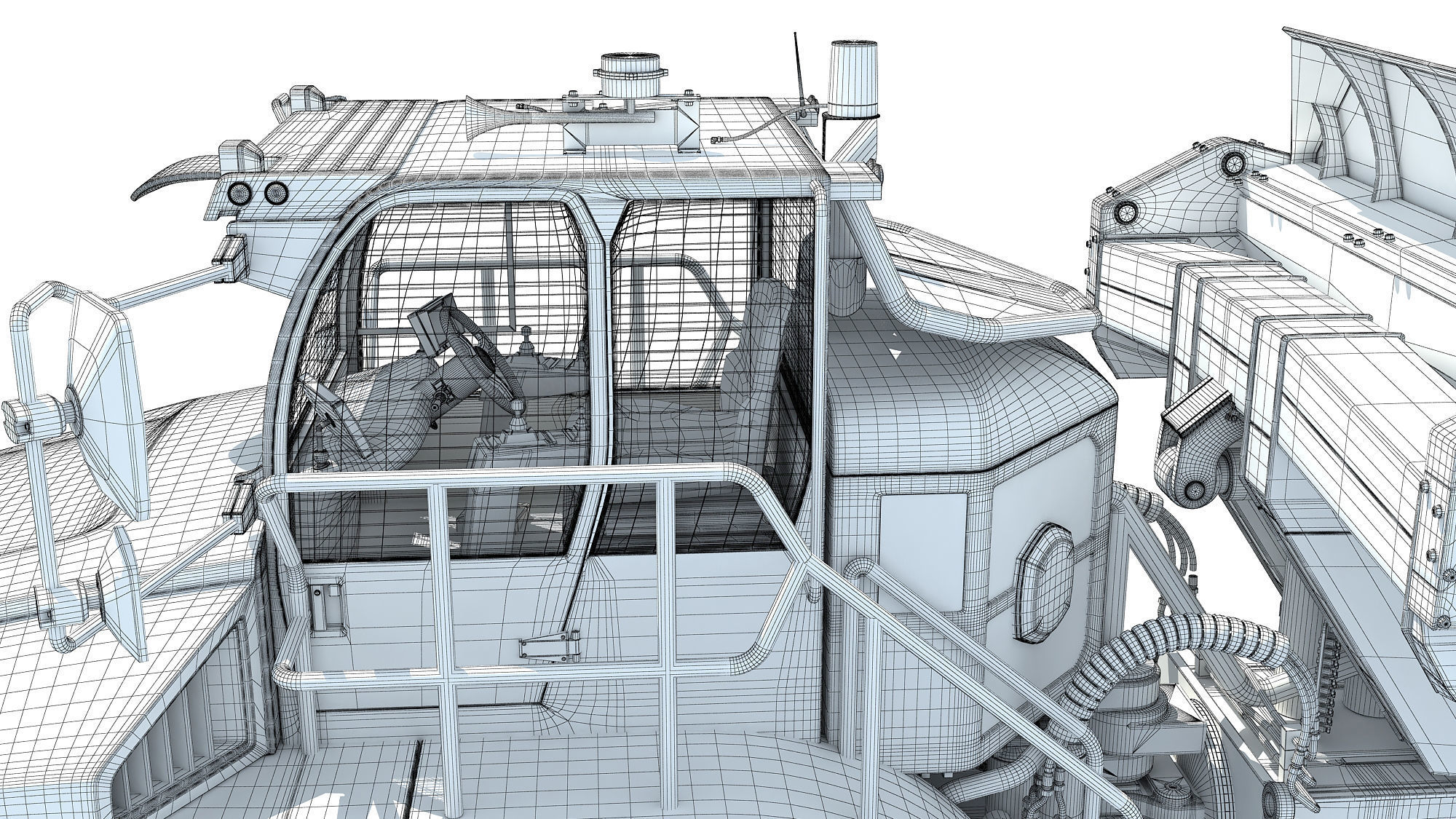 Articulated Truck 3D model_18