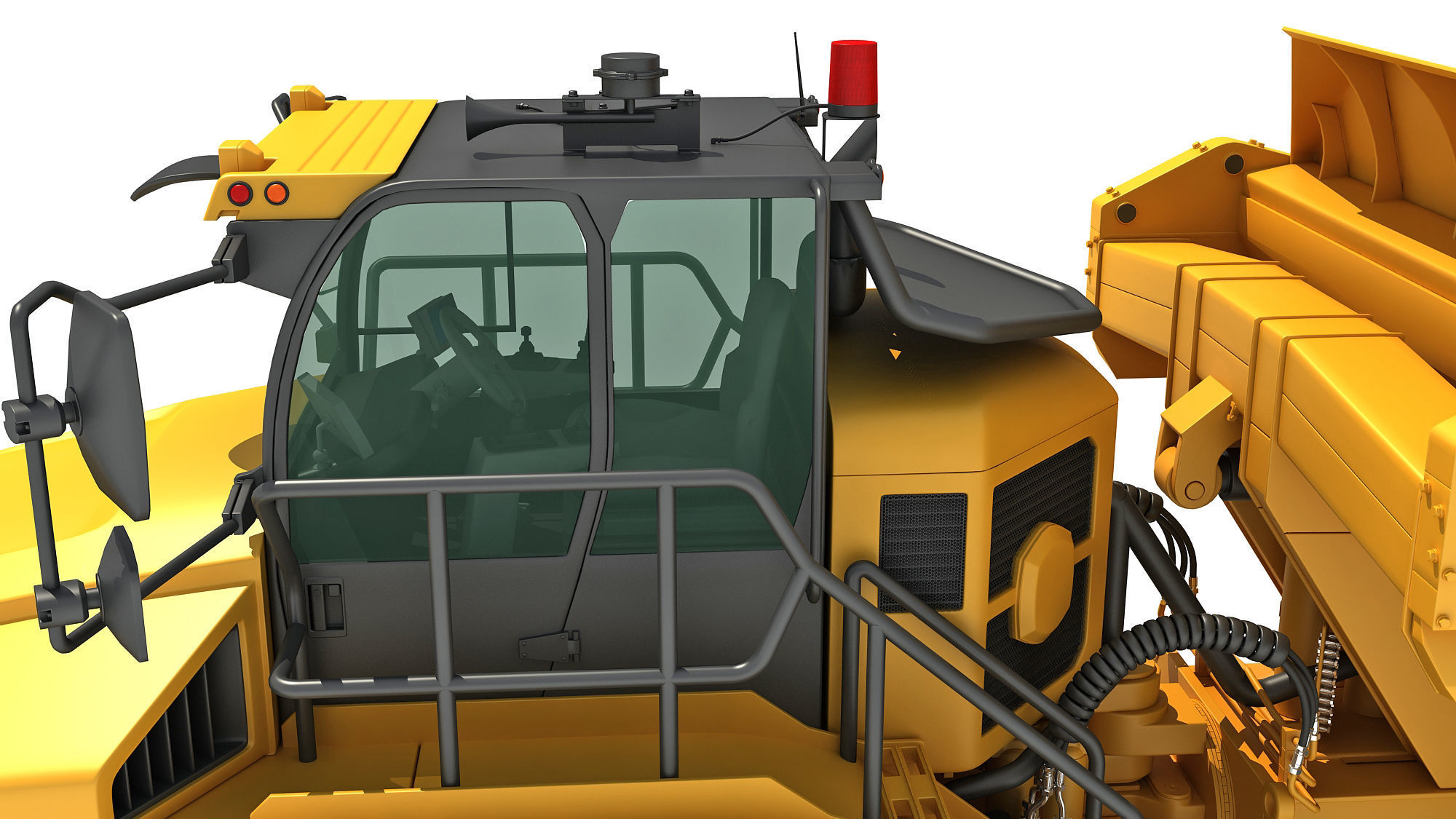 Articulated Truck 3D model_12