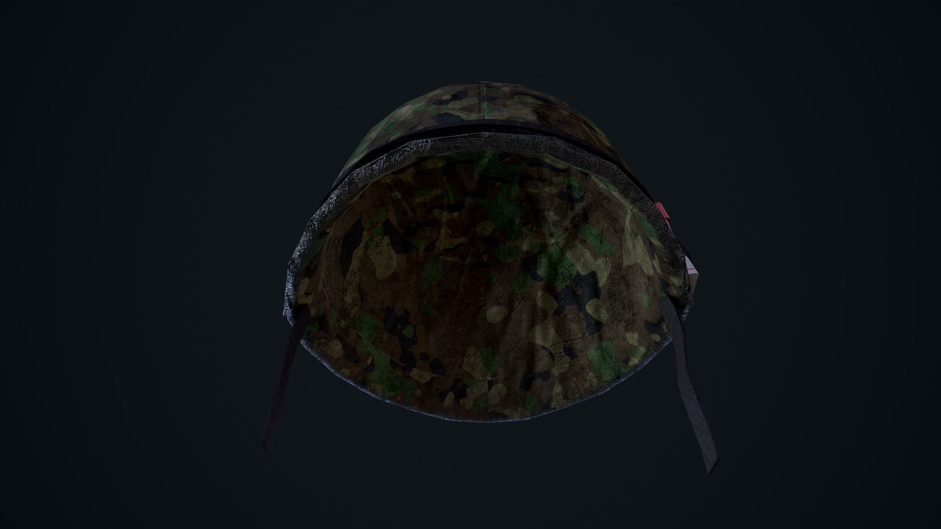 M1 Helmet Low-poly 3D model_14