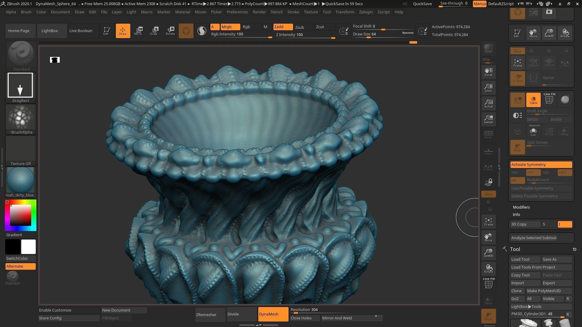 classic vase 3d print model 01 3D print model_7