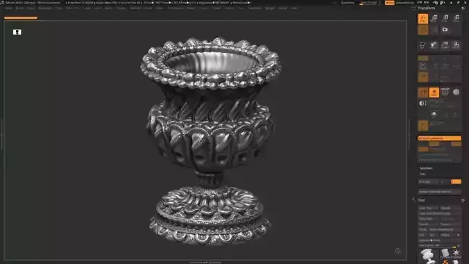 classic vase 3d print model 01 3D print model