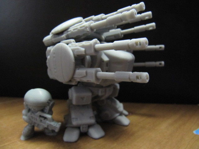 CHIBI-TECH SD - BURLEIGH-V DUO GUNPOD 3D print model_5
