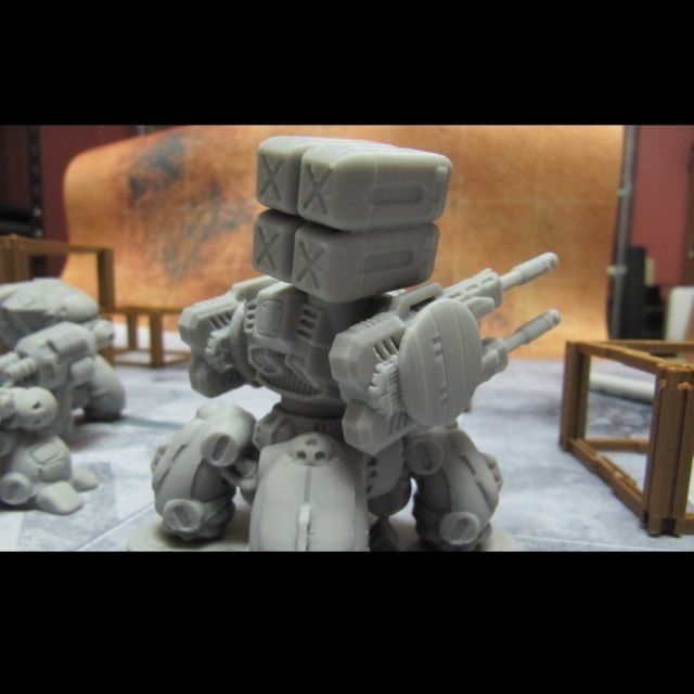 CHIBI-TECH SD - BURLEIGH-V DUO GUNPOD 3D print model_15