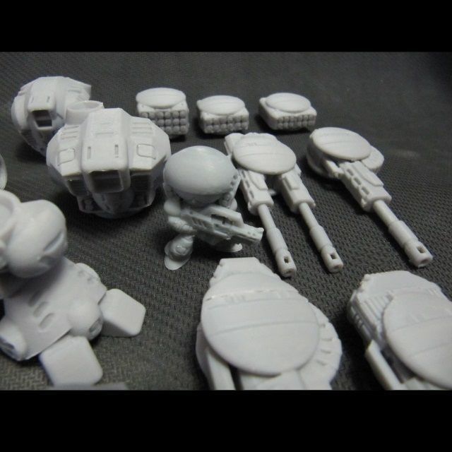 CHIBI-TECH SD - BURLEIGH-V DUO GUNPOD 3D print model_33