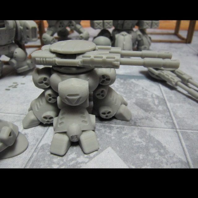 CHIBI-TECH SD - BURLEIGH-V DUO GUNPOD 3D print model_21