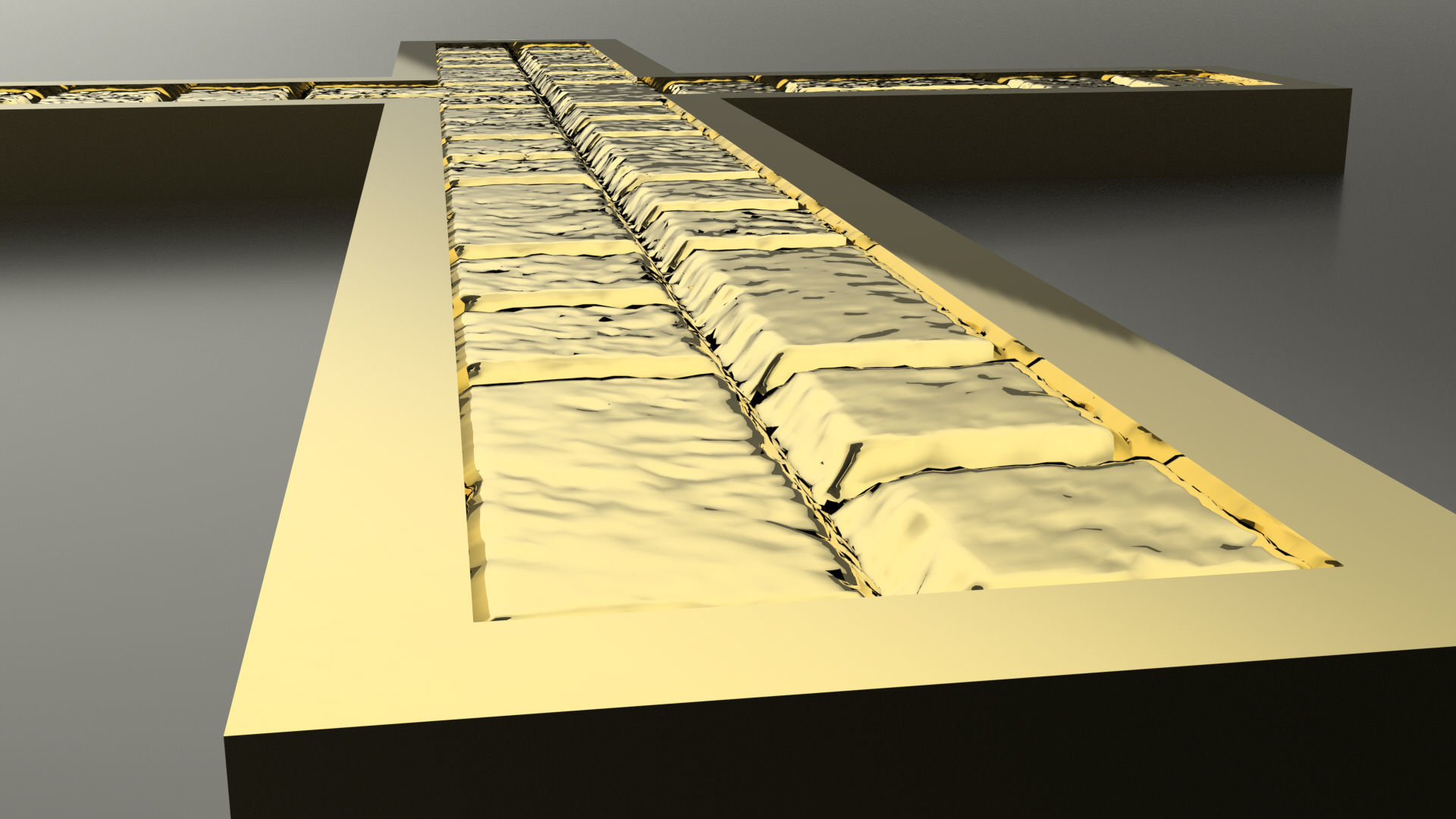 Model 67 Cross Christian Necklace Embossed Texture  Ethnic 3D print model_1