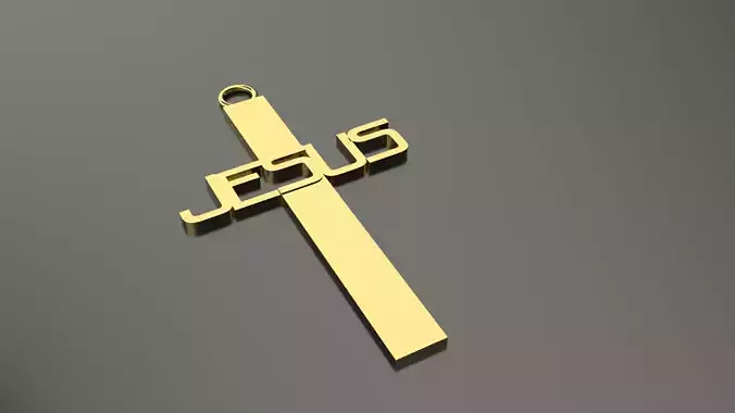 Model 68 Cross Christian Necklace Jesus Ethnic