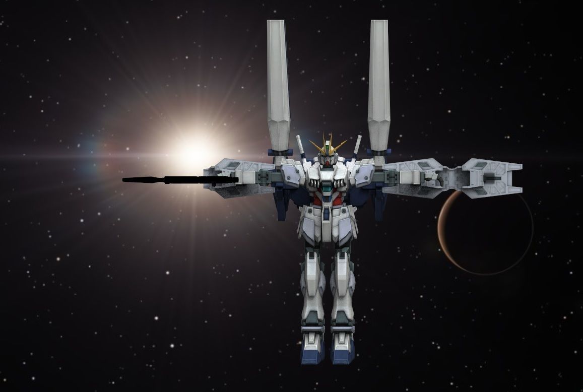 Narrative Gundam 3D model 3D print model_6