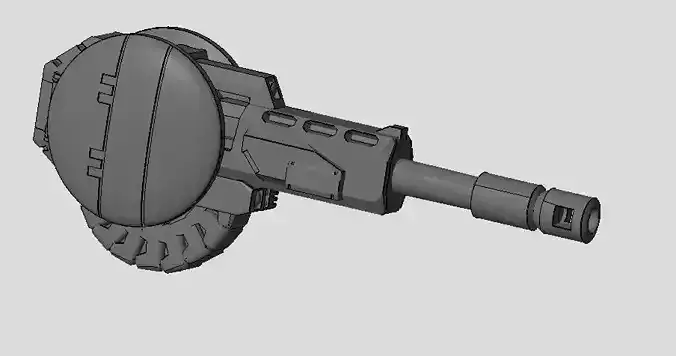 CHIBI-TECH SD - BURLEIGH-VII GUNPOD  3D print model