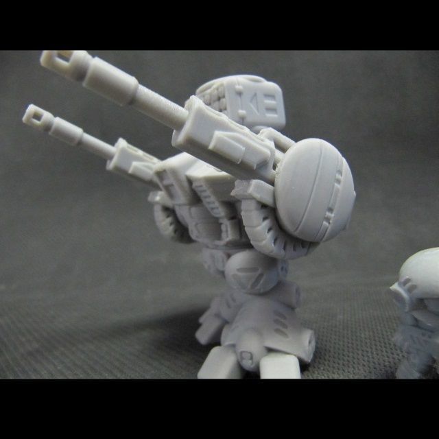 CHIBI-TECH SD - BURLEIGH-VII GUNPOD  3D print model_2