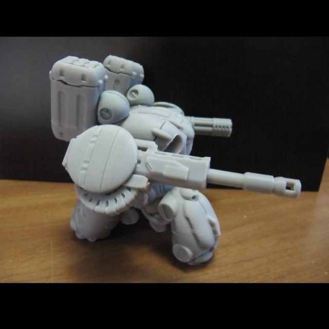 CHIBI-TECH SD - BURLEIGH-VII GUNPOD  3D print model_11