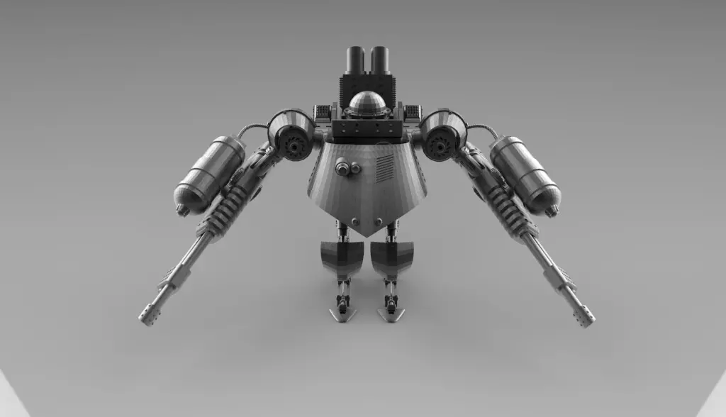 Knight Robot v01 3D print model_0