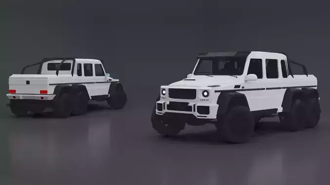 LOW POLY PICKUP CAR