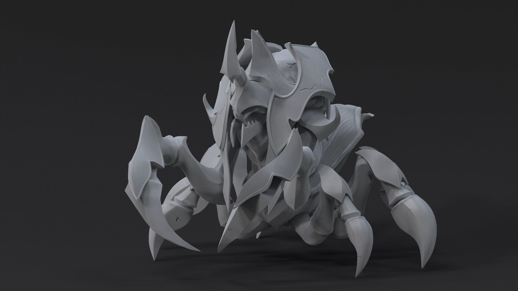 Dota 2 Fanart Nyx Assassin Free 3D print model_1