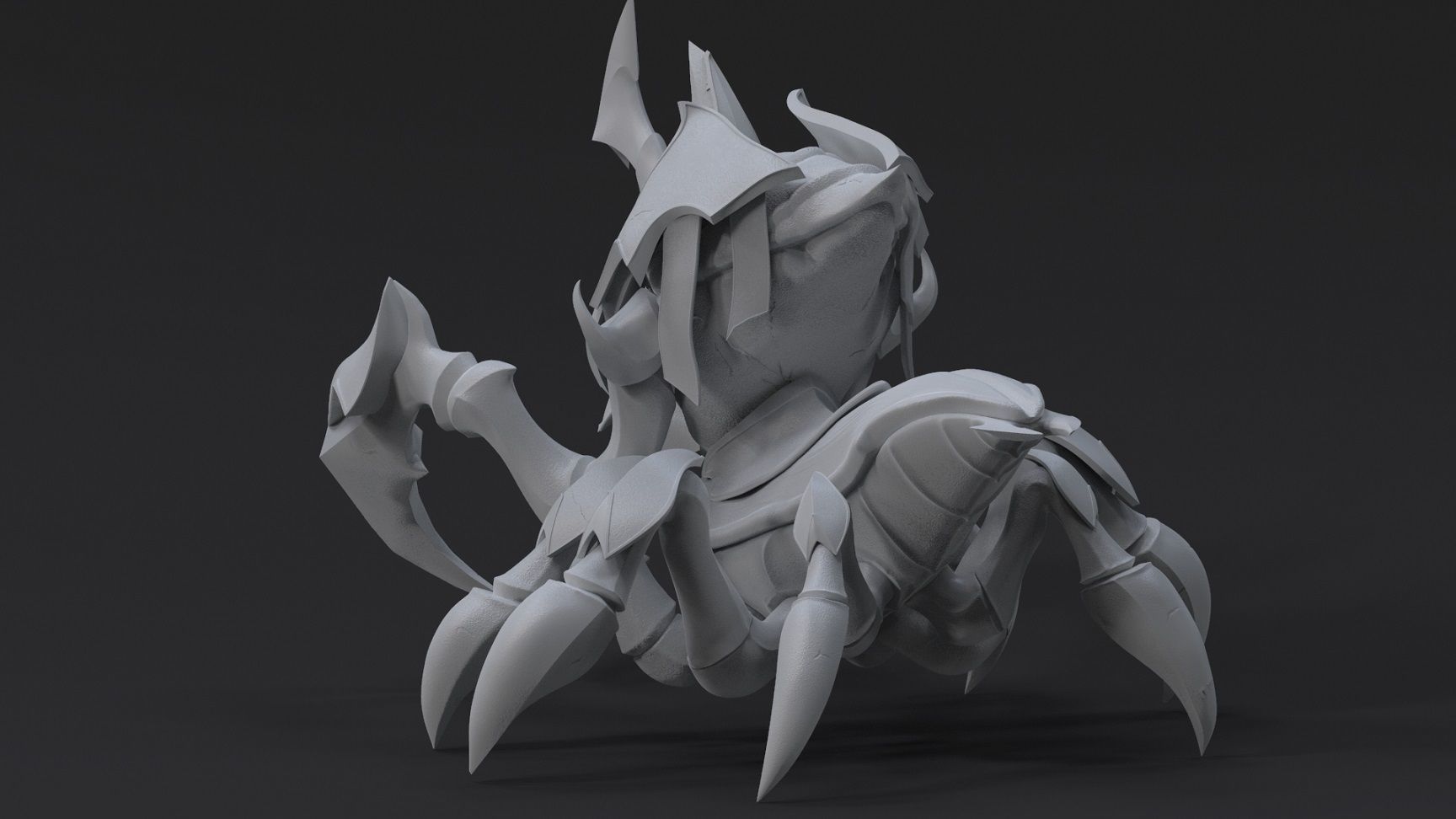 Dota 2 Fanart Nyx Assassin Free 3D print model_4