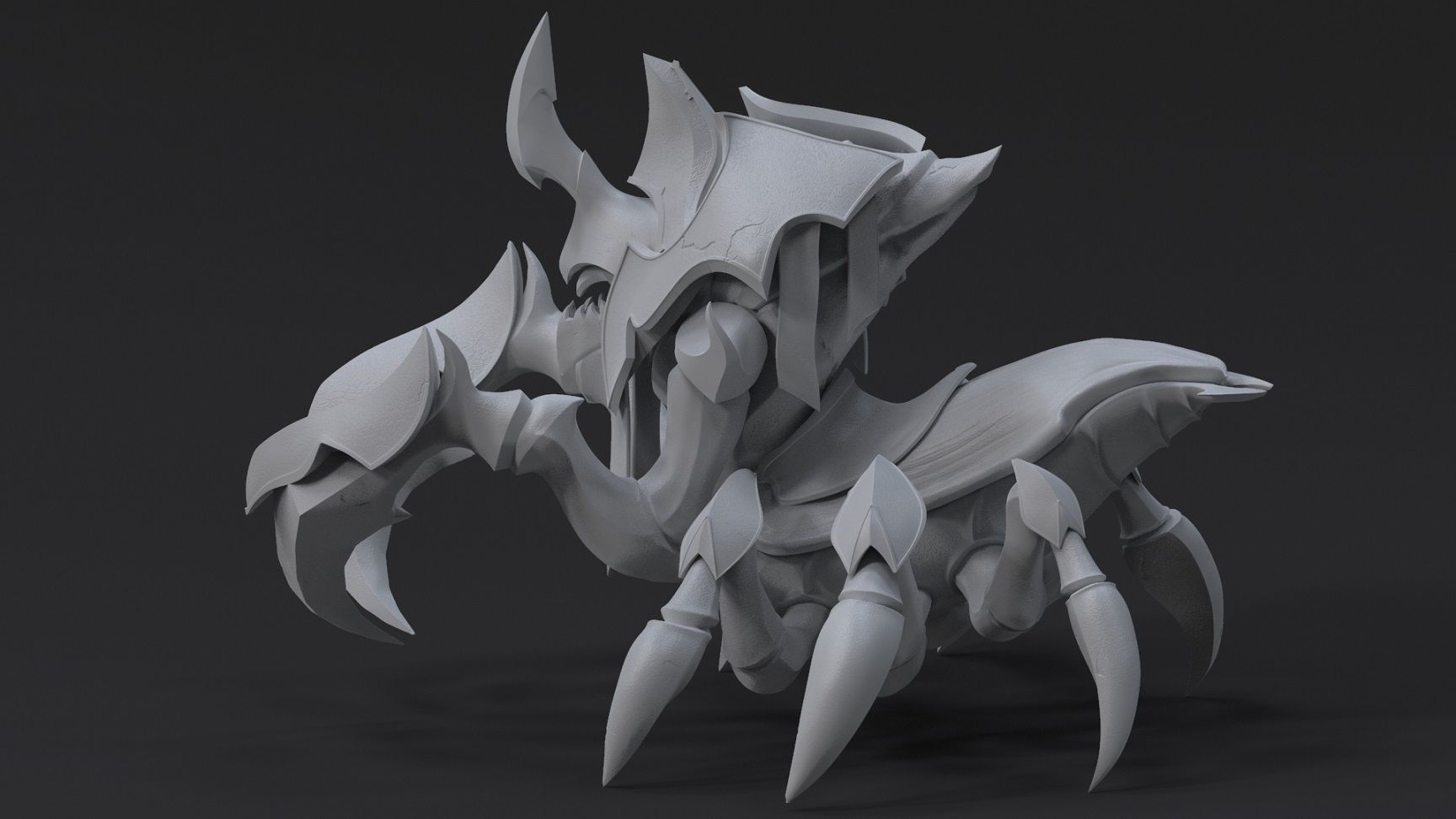 Dota 2 Fanart Nyx Assassin Free 3D print model_3