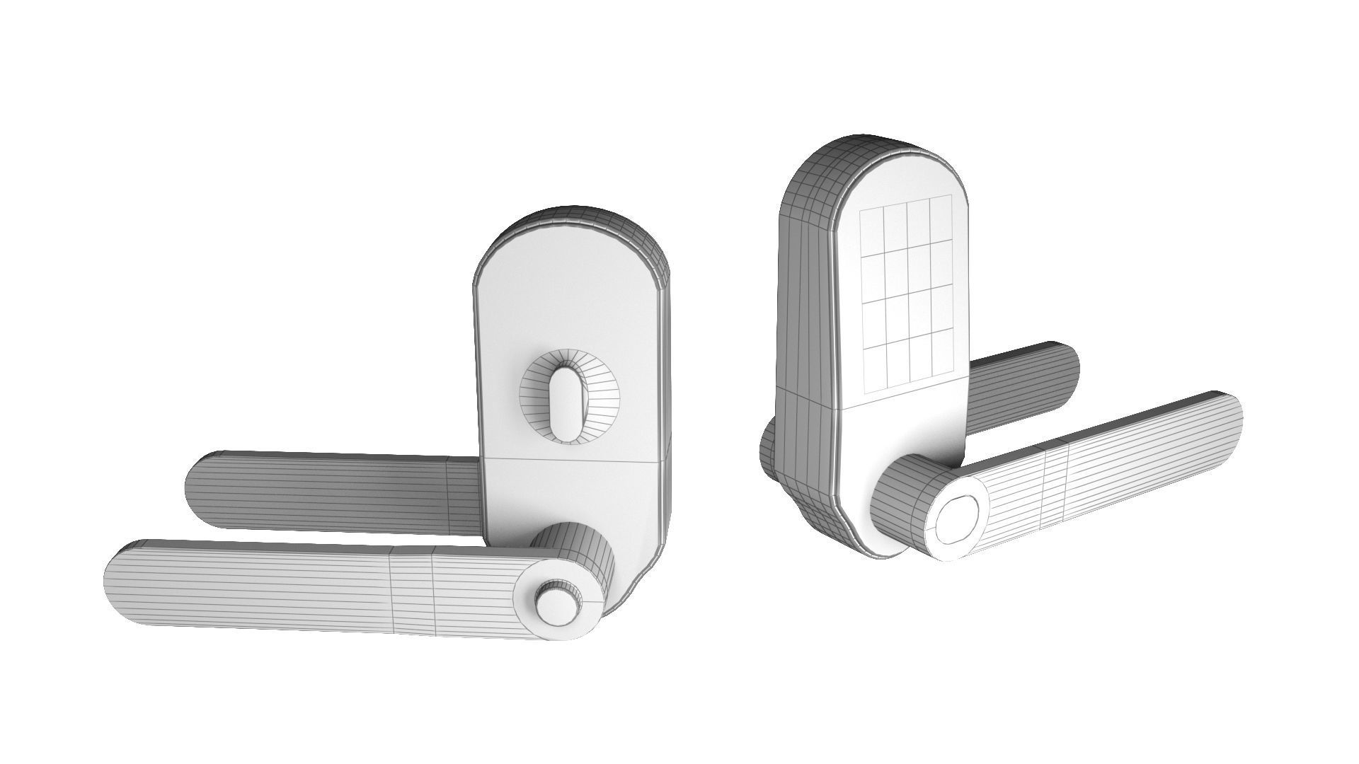 Smart Door Lock 2 3D model_5