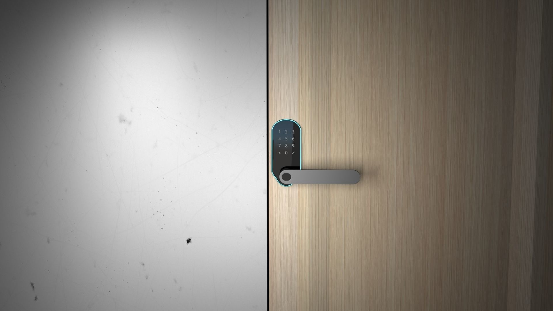 Smart Door Lock 2 3D model_3