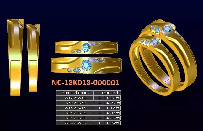 25 models  wedding ring - 1