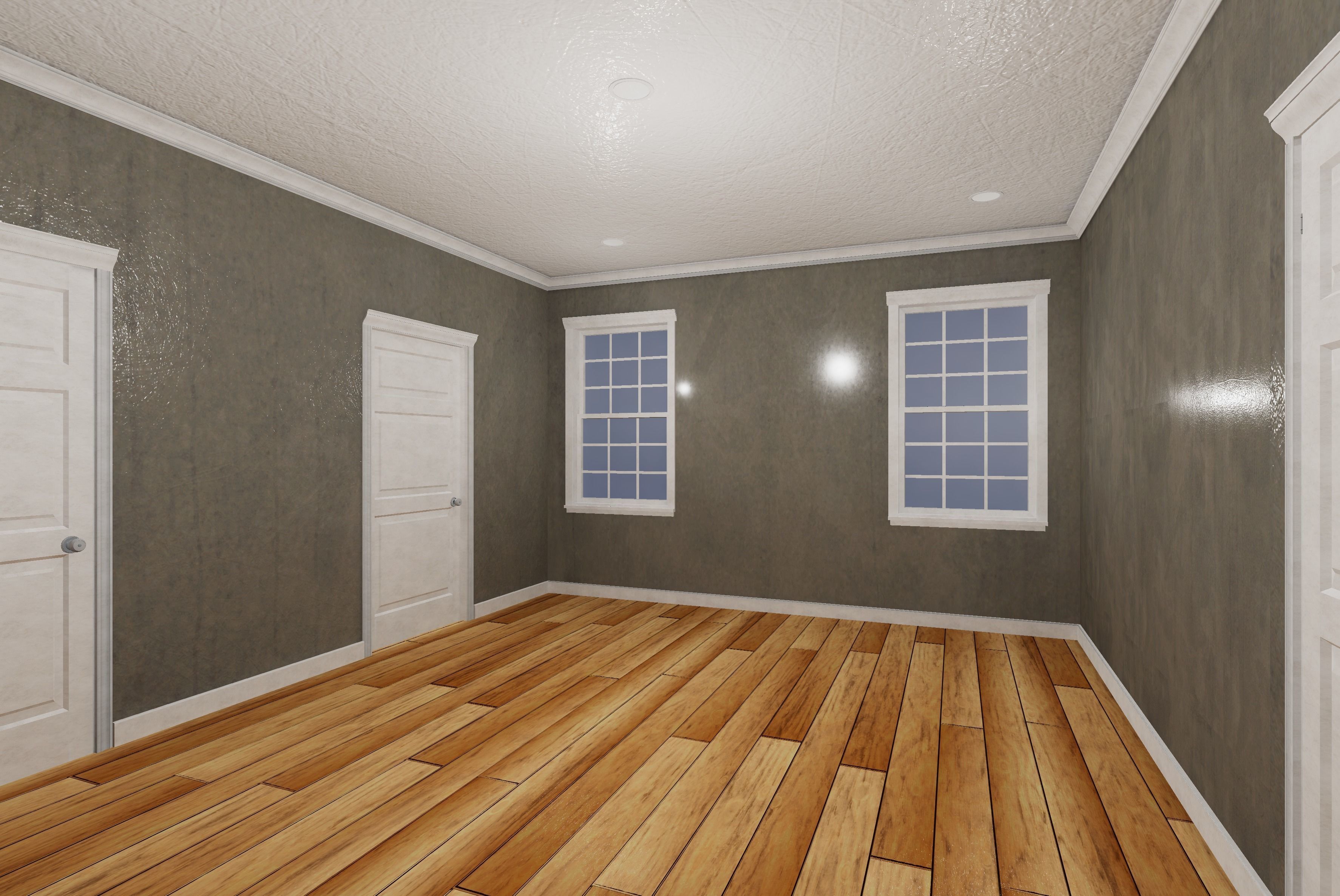 HQ Residential Modular House Low-poly 3D model_9